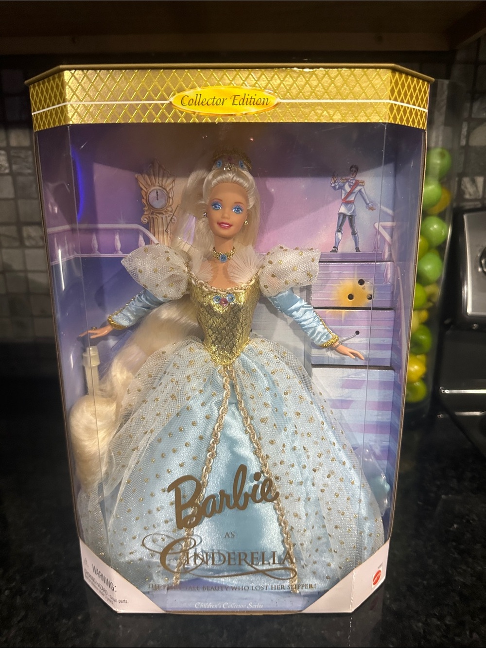 Barbie Cinderella Collector Edition - Light Blue & Gold